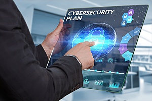 a cybersecurity plan being established by an IT security firm