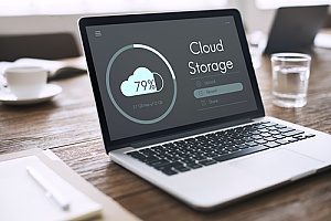 a small business performing a cloud backup