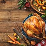 a Thanksgiving luncheon at a cybersecurity firm