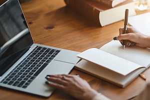 Small business owner contacting support