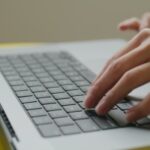 women doing Digital Clutter on computer